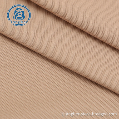 Sportswear tissu piqué suisse polo tissu maille